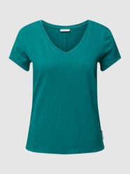 T-shirt met V-hals van Marc O'Polo Denim Groen - 33