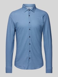 Slim Fit Business-Hemd mit Kentkragen von Desoto Blau - 9