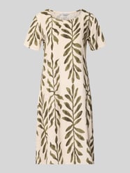 relaxed fit jurk van viscosemix model 'Tara' van ZABAIONE Beige - 5