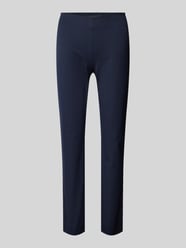 Skinny Fit Stoffhose mit seitlichem Reißverschluss von Lauren Ralph Lauren Blau - 47