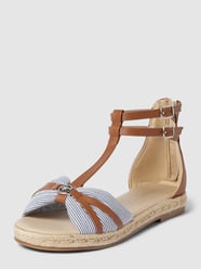 Sandalen mit Label-Detail Modell 'Gladiator' von Tom Tailor Blau - 1