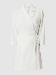 Wikkeljurk met 3/4-mouwen, model 'Cheryl' van SUNCOO PARIS Wit - 15