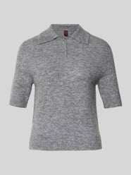Gebreide pullover van wolmix met polokraag en 1/2-mouwen van Stefanel - 35