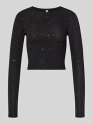 Cropped Longsleeve mit Label-Detail von Karo Kauer - 2