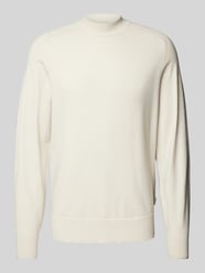 Sweter z dzianiny z detalem z logo od CK Calvin Klein - 10