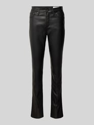 Slim Fit Slim Leg Jeans mit Baumwolle Modell 'BETSY' von s.Oliver RED LABEL Schwarz - 40