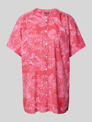 Bluse mit floralem Allover-Print von Montego Pink - 14