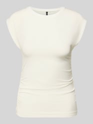 t-shirt o kroju slim fit z mieszanki lyocellu model 'AVASARAH' od VERO MODA - 28
