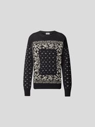 Sweatshirt mit Label-Stitching von Etro Grau / Schwarz - 17