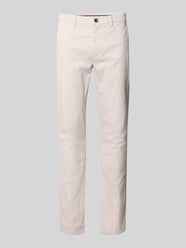 Chinosy o kroju slim fit z mieszanki bawełny model ‘BLEECKER’ od Tommy Hilfiger - 32