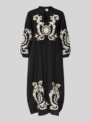 Tunikakleid aus Leinen mit Eingrifftaschen und 3/4-Arm von Emily Van den Bergh - 3