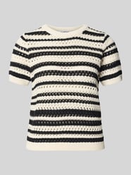 Strickshirt mit Lochmuster von Jake*s Casual - 25