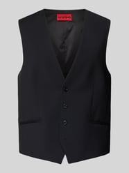 Krój regular fit, kamizelka garniturowa z mieszanki wełny, model 'VIN253X-MH' od HUGO - 19