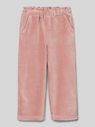 Broek met elastische band en steekzakken van Mayoral Roze - 15