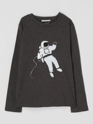 Longsleeve mit Wendepailletten von Tom Tailor Grau / Schwarz - 4