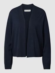 Cardigan met ribboorden van Marc O'Polo Blauw - 30