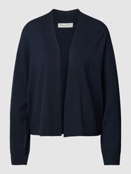 Cardigan mit gerippten Abschlüssen von Marc O'Polo Blau - 11