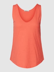 Tanktop mit V-Ausschnitt Modell 'SAIMI' von Drykorn Orange - 3