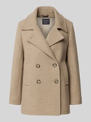 Jacke aus Woll-Mix mit Reverskragen von ICONS Cinzia Rocca Beige - 33