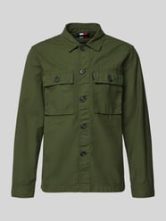 Kurtka koszulowa o kroju regular fit z czystej bawełny od Tommy Hilfiger - 18