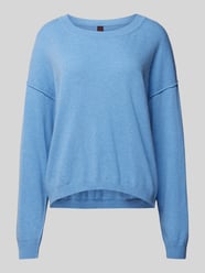 Gebreide pullover met extra brede schouders van Stefanel - 1