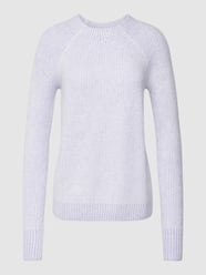 Strickpullover in Ripp-Optik von Montego Türkis - 46