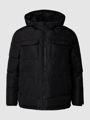 PLUS SIZE Steppjacke mit Kapuze Modell 'MASON' von Jack & Jones Plus Schwarz - 37