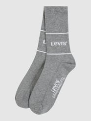Sokken met labeldetail in een set van 2 paar van Levi's® Grijs / zwart - 42
