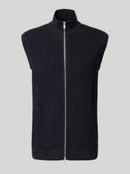 Gilet in gebreide look met ritssluiting van Christian Berg Men - 3