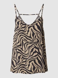 Top mit Allover-Print Modell 'NOVA' von Only Weiß - 3