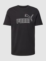 T-Shirt mit Label-Print Modell 'ELEVATED' von PUMA PERFORMANCE Schwarz - 32