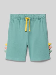 Szorty w kroju regular fit z ozdobną lamówką od Blue Seven - 18