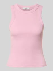 Top w prążki model 'MARY' od Topshop Fuksjowy - 46