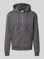 Sweatjacke mit seitlichen Eingrifftaschen Modell 'BRADLEY' von Jack & Jones Grau - 47