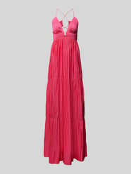 Maxikleid mit Plisseefalten Modell 'WASTA' von Bash Pink - 23