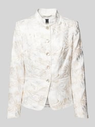 Leinenblazer mit Stehkragen von WHITE LABEL - 2