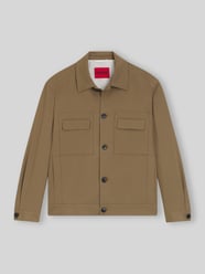 Slim Fit Hemdjacke aus Twill Modell 'JULIANO243F1' von HUGO Beige - 14