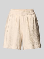Relaxed Fit Shorts in Crinkle-Optik Modell 'Kelly' von My Essential Wardrobe Beige - 8