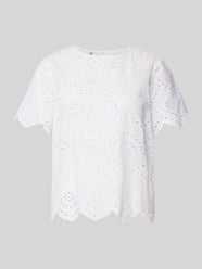Regular Fit Blusenshirt aus reiner Baumwolle Modell 'VILDE' von PIECES - 1