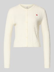 Kardigan o kroju Shaped Fit z mieszanki wiskozy Model „KATIA” od ONLY - 31