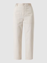 Loose fit broek van katoen, model 'Vancouver' van Brixton Wit - 1