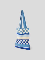 Shopper in Strick-Optik von BAUM & PFERDGARTEN Blau / Türkis - 18