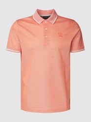 Poloshirt mit Logo-Stitching Modell 'Melange' von Paul & Shark Orange - 29