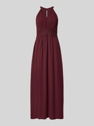 avondjurk met tailleband model 'MILINA' van VILA Bordeaux - 12