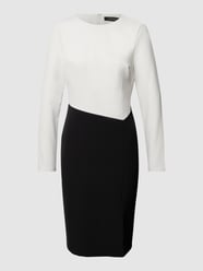 Etuikleid mit Gehschlitz von Lauren Ralph Lauren Schwarz - 16