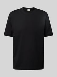 T-shirt z prążkowanym, okrągłym dekoltem model ‘RAPHAEL’ od DRYKORN - 34