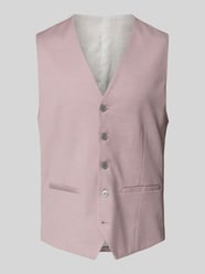 Regular fit gilet met paspelzakken van HECHTER PARIS - 8