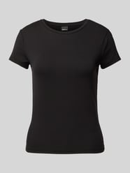 T-Shirt mit Rundhalsausschnitt von Gina Tricot Schwarz - 22