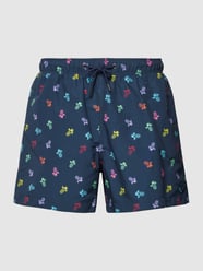 Badehose mit Allover-Muster von MCNEAL Blau - 37