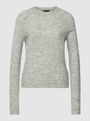 Strickpullover mit Rundhalsausschnitt Modell 'JULIANA' von Pieces Grau - 41